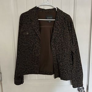 Anthropologie Sanctuary Animal Print Jacket
